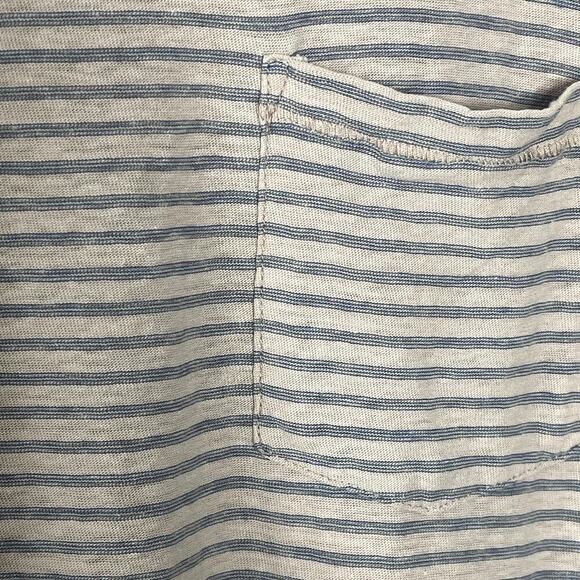 RAILS STRIPE HEMP-ORGANIC COTTON VALENCIA MEN'S T-SHIRT SIZE L - Picture 4 of 8